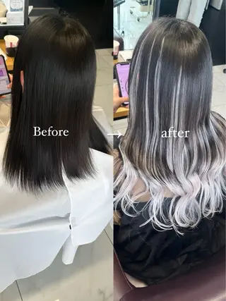 ロング りおな/エクステ /ミルクティーカラーのヘアスタイル