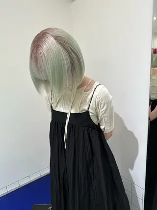 カラー ダメージレスブリーチ 専門美容師/クワさんのヘアスタイル