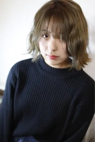 ショート カラー パーマ ヘアアレンジ COCOROHOOKI所属・松田 由貴のヘアスタイル