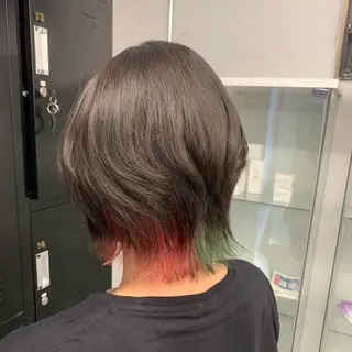 ミディアム カラー #ケアブリーチ# MASAのヘアスタイル