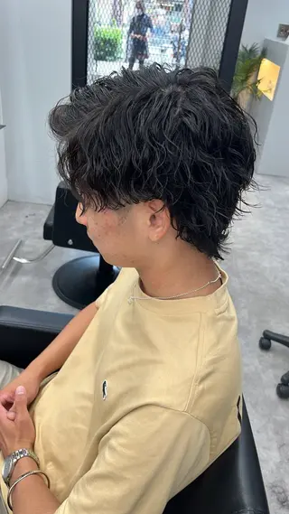 パーマ メンズ men's salon First中崎町店所属・First中崎町 西郡   涼のヘアスタイル