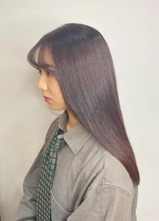 ロング amber池袋所属・美髪矯正・ブリーチ 矯正🫧秋元ゆたかのヘアスタイル