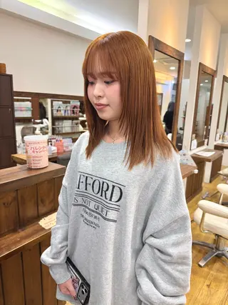 ミディアム カラー ヘアアレンジ 💖メンズモデル 募集/晴香💖のヘアスタイル