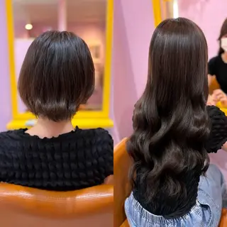 ショート チビ編み込みエクステ どぅ〜す/YUIのヘアスタイル