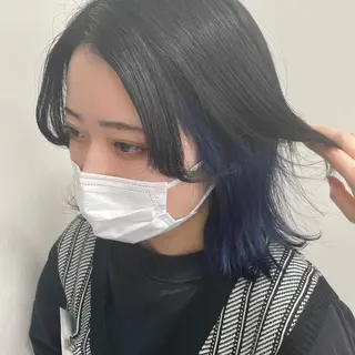 ミディアム カラー 🐥くまがい💛 ダブルカラー／パーマのヘアスタイル