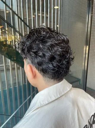 パーマ メンズ 松村紗奈/カット パーマ/モデル募集中のヘアスタイル