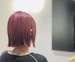 ミディアム カラー キヨカワ タイトのヘアスタイル