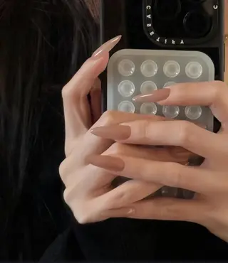 ネイル By moonネイル 🌷ワンホン/韓国風のネイルデザイン