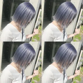 ミディアム カラー ヘアアレンジ ブリーチ/ヘアケア 🪞TAKUMA🪞のヘアスタイル