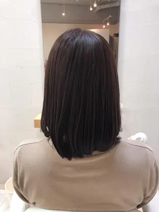 ミディアム 阿部 美咲のヘアスタイル
