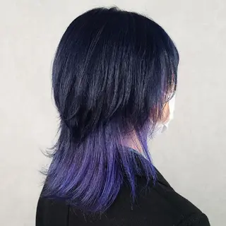 ショート グラデ❣️インナー 派手髪Fumiyoのヘアスタイル