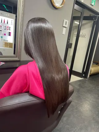 ロング 美髪矯正 蓮のヘアスタイル