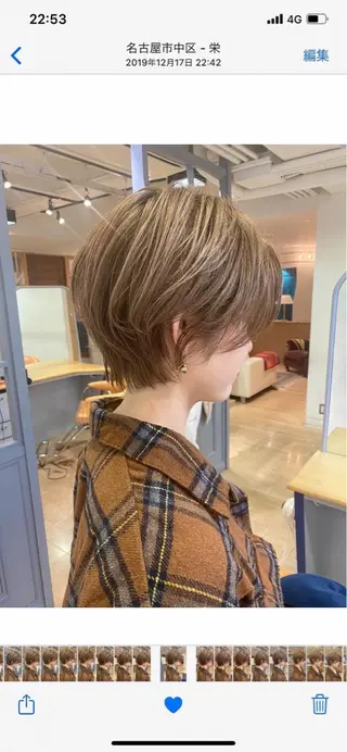 ショート NOE NAGOYA所属・山田 佳奈のヘアスタイル