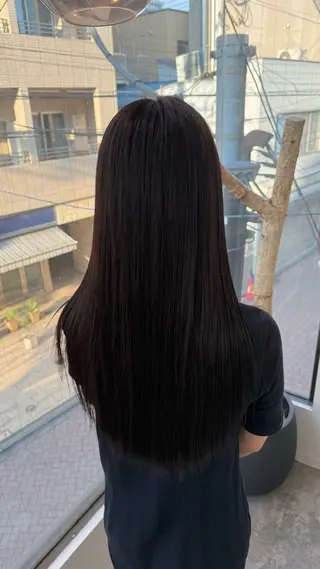 ロング カラー 辻岡 悠稀のヘアスタイル