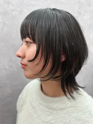 ミディアム 韓国ヘア/ワンホン ちひろのヘアスタイル