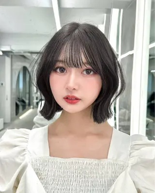 ショート 韓国顔まわり/前髪 /レイヤー/いつきのヘアスタイル