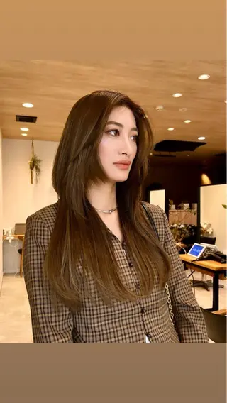 ロング 暖色カラー/パーマ /AKIR‎A🌝のヘアスタイル