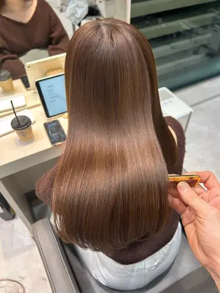 ミディアム 割れ癖も直す髪質改善 美容師✨みやたのヘアスタイル