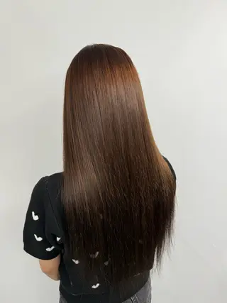 ロング カラー 𝙃𝘼𝙍𝙐🎀 韓国×エクステのヘアスタイル