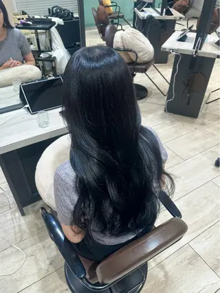 ロング カラー KANA🌀 銀座/レイヤーカットのヘアスタイル