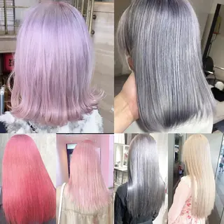 ミディアム カラー メンズ Selene hair 難波店のヘアスタイル