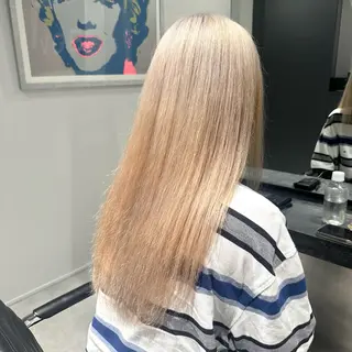 ロング カラー ハイトーン/ウルフ/ レイヤー/Asukaのヘアスタイル