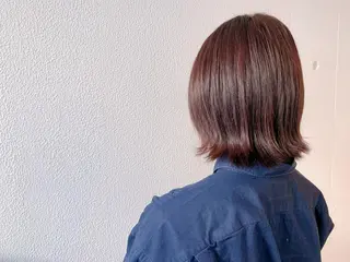 ミディアム カラー タカハシ ハヤトのヘアスタイル