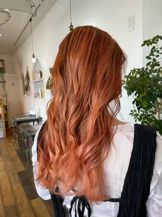 ロング カラー 🌸小掛🌸 豊橋外国人風カラーのヘアスタイル