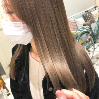 ロング レイヤー/韓国ヘア 縮毛矯正🫧鈴木颯のヘアスタイル