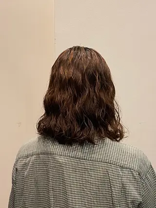 ミディアム パーマ IT’s所属・韓国好き🇰🇷 美容師MIKUのヘアスタイル