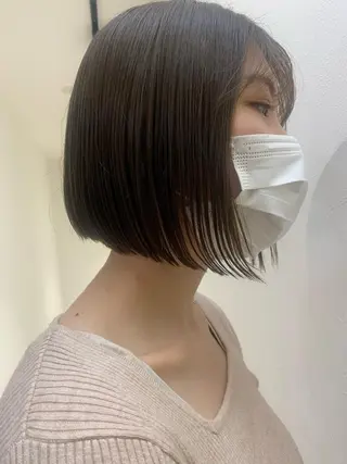 ショート カラー hub hair レイヤー/透明感のヘアスタイル