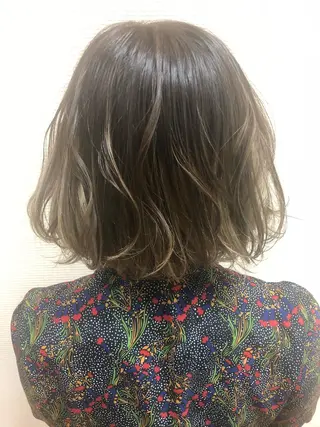 ミディアム 【新都心】 ARURU HAIRのヘアスタイル
