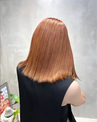 ロング カラー ナツミ/透明感カラー /酸性ストレートのヘアスタイル