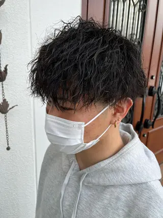 ショート メンズ 峯 渉人のヘアスタイル