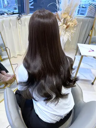 ロング カラー 🖤韓国･網紅 KOYUKI🖤のヘアスタイル