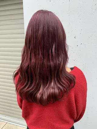 セミロング カラー 似合わせカラー🫶 小川千波のヘアスタイル