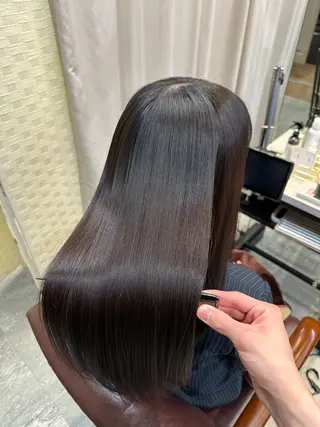 ロング 縮毛矯正/髪質改善 古賀歩のヘアスタイル