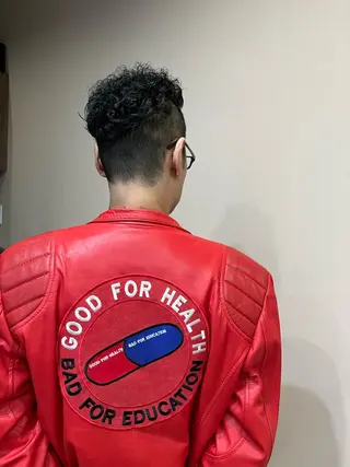 ショート パーマ メンズ 美容室FOALOM所属・古宮 萌のヘアスタイル