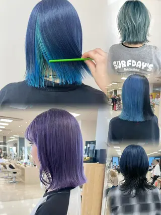 カラー ヘアアレンジ 🍒KIKUCHI KANAE🍒のヘアスタイル