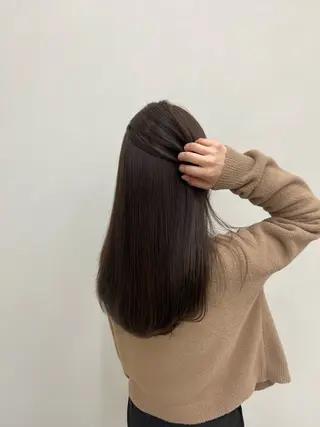 セミロング カラー 透明感カラー⭐️ Takumaのヘアスタイル