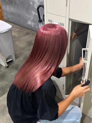 ロング カラー IS所属・横浜美容室/透明感 カラー/レイヤーのヘアスタイル