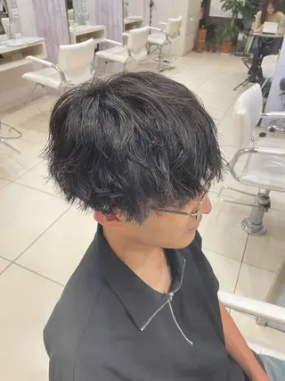 パーマ メンズ メンズニュアンス パーマ特化akaneのヘアスタイル