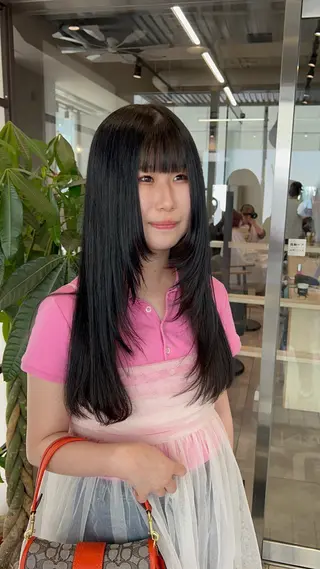 ロング 🌞レイヤー×カラー 前川那津美🌞のヘアスタイル