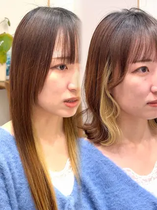 ミディアム あらい みゆのヘアスタイル