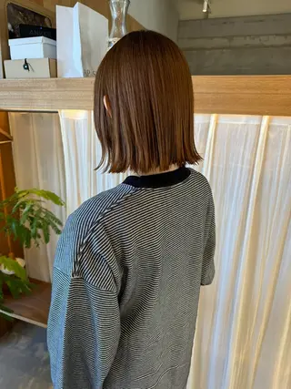 ミディアム カラー レイヤー/ボブパーマ /垢抜け/タクミのヘアスタイル