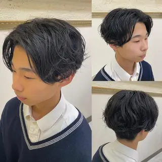 パーマ メンズ 年間2000名担当◎ パーマ職人/仲原佑樹のヘアスタイル