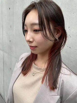 ミディアム コスメパーマ 佐藤　諒のヘアスタイル