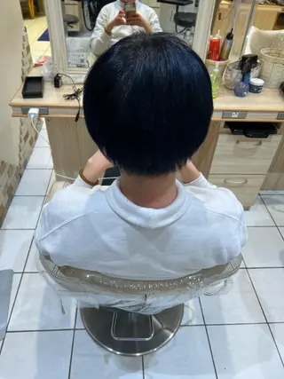 メンズ 🫐暗髪ツヤカラー/ モテ髪/小林🫐のヘアスタイル