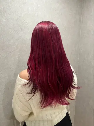 ロング カラー ヘアアレンジ cocotte 💟草間紫音💟のヘアスタイル