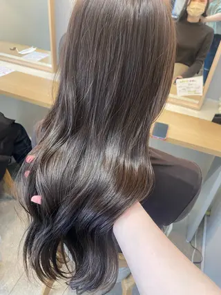 セミロング カラー ヘアアレンジ ボブ /ニュアンス/ satomi🧸💖のヘアスタイル